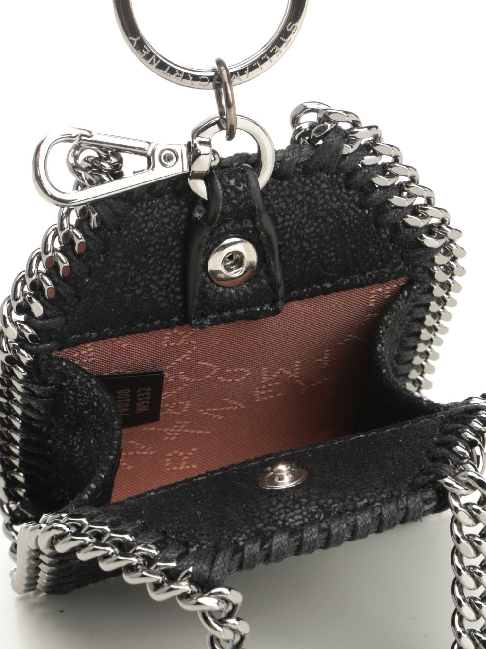 Stella Mccartney Falabella Airpods Case Keychain Small leather goods - Nero | 452c4ba1ebbbb58485d472b685961dda9968e1f6