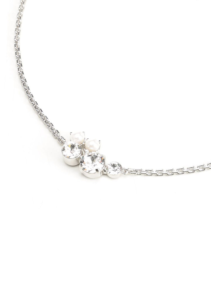 Givenchy Crystal Pearl Mixed Silvery S Necklace Gioielli - Silver | c6d089ca0cd51aeafee9540dae925e22234297f9
