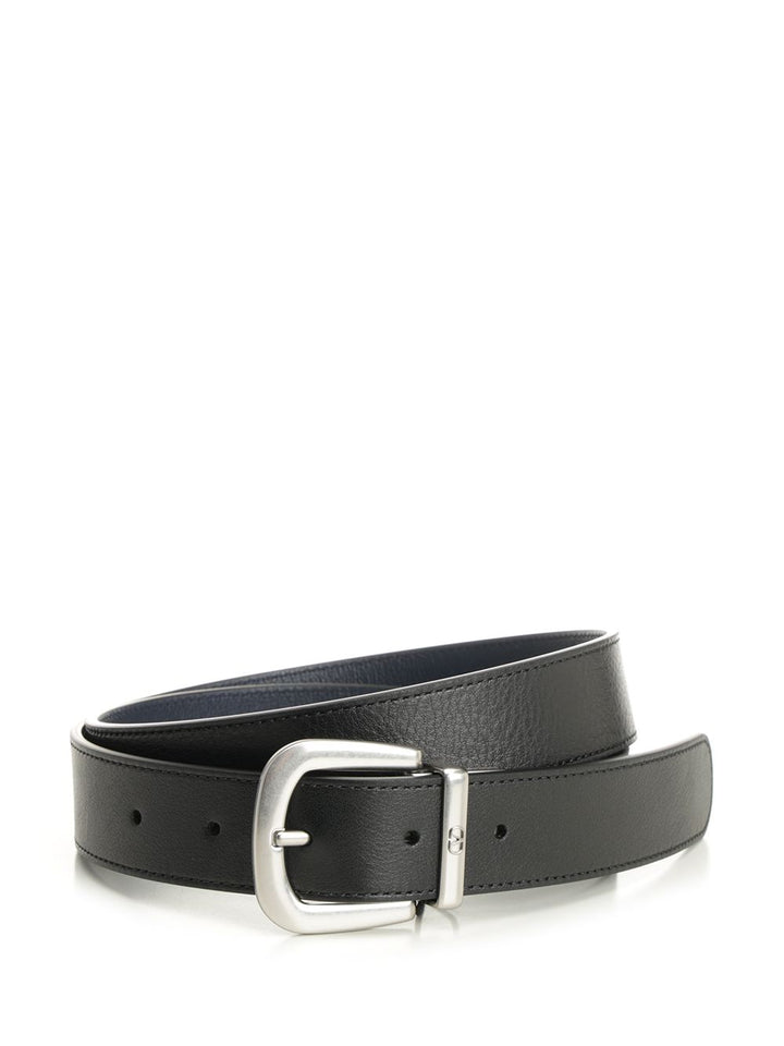 Valentino Garavani Belt With Reversible Buckle Cinture - Nero | a3acd6b8e959648baa6536770db1de4a4e9d6f93