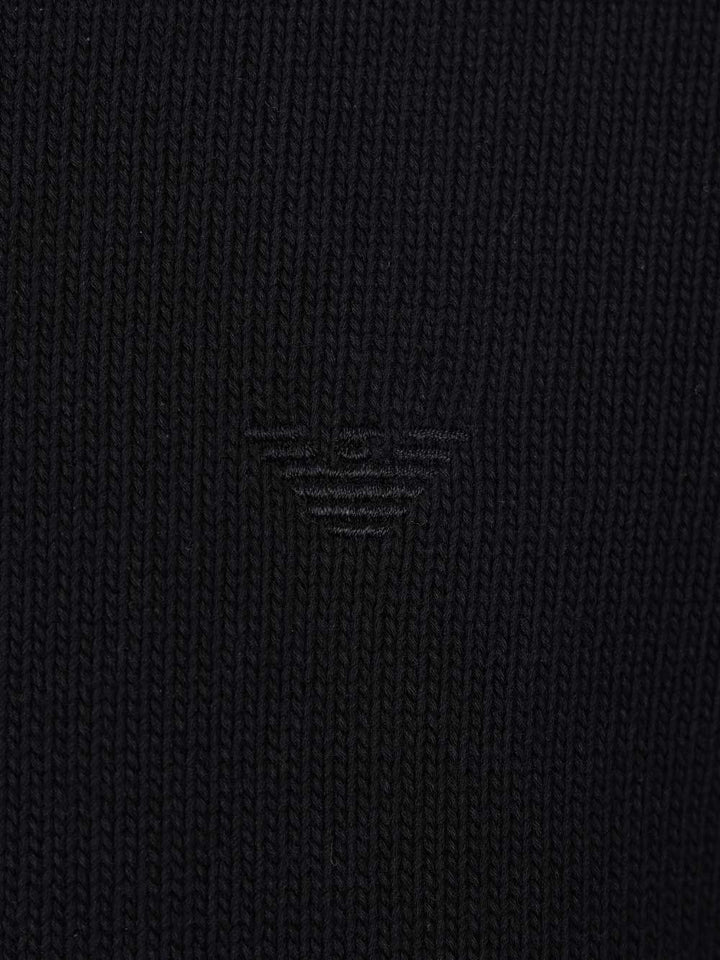 Emporio Armani Cotton Sweater Knitwear - Blu | 6edf0c631defc5b05fda071143f9828251efdee1