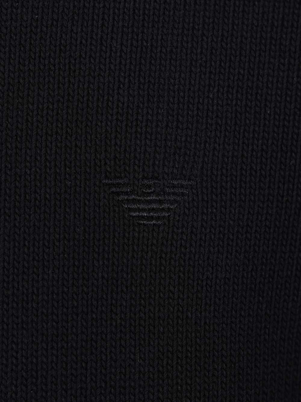 Emporio Armani Cotton Sweater Knitwear - Blu | 6edf0c631defc5b05fda071143f9828251efdee1