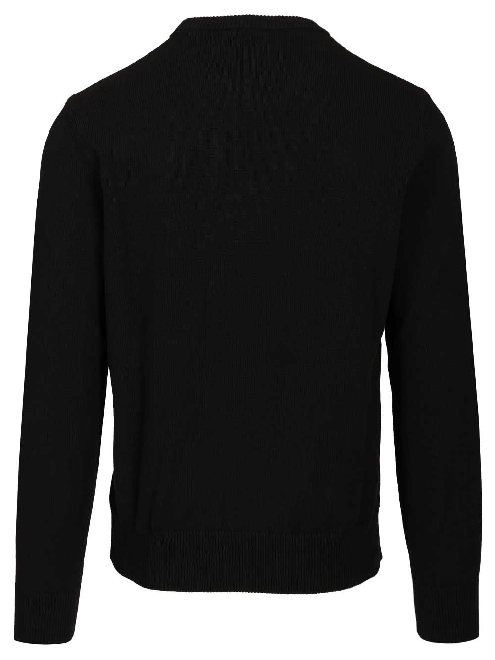 Emporio Armani Cotton Sweater Knitwear - Nero | 73091d5ee821015007a622fd3a0f2d13d27d5e6e