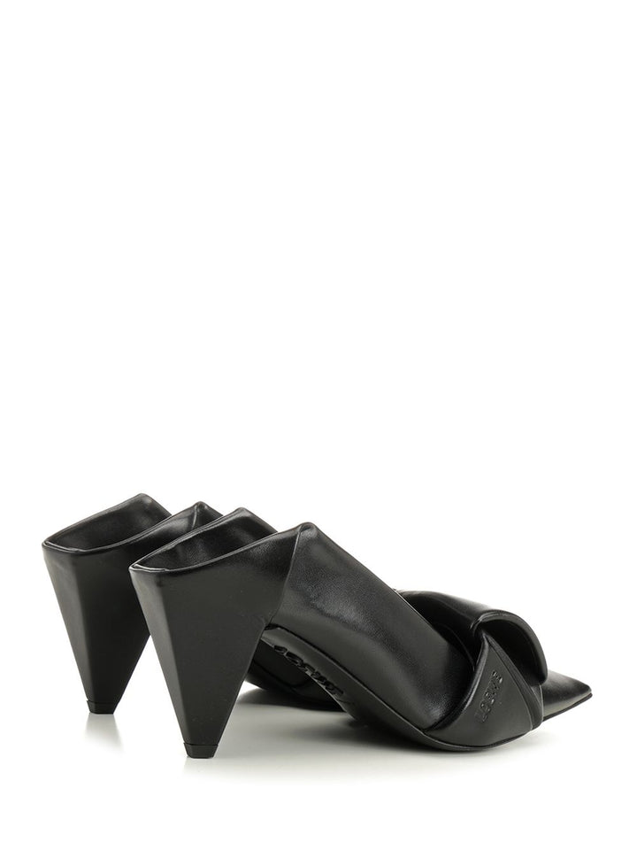 Loewe Origami Flap Back Pump 70 Decollete - Nero | e2e681dccacf290d5190e5c9ccdd7244d5b819ad