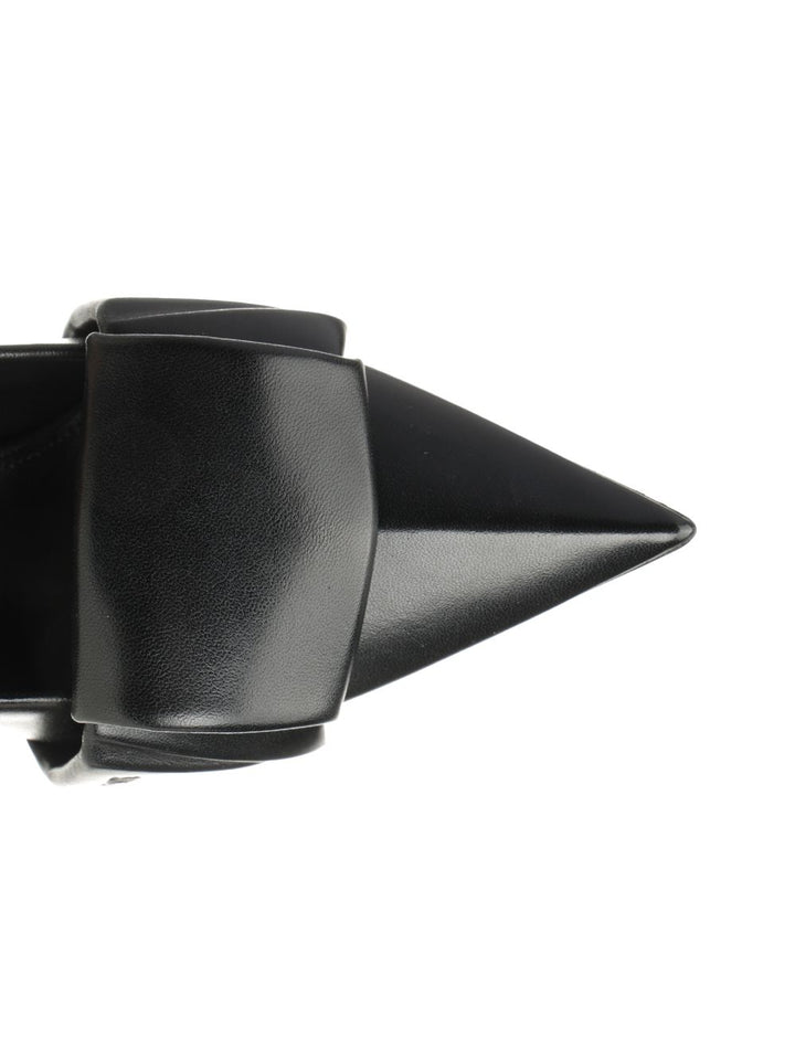 Loewe Origami Flap Back Pump 70 Decollete - Nero | 3916fc3923461e2759116a2137c3bff0a82f283f