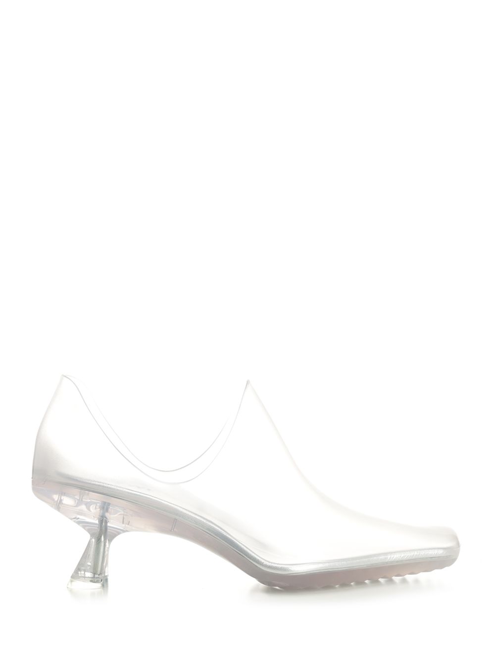 Loewe Emily Aqua Bootie 45 In Rubber With Multicolor Socks Decollete - Bianco | 68b82dfef559a762773faf08d3a330ffed4be553