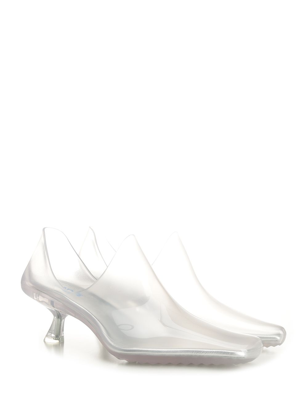 Loewe Emily Aqua Bootie 45 In Rubber With Multicolor Socks Decollete - Bianco | 18474534af079969e252ea59cfda46108e47c563