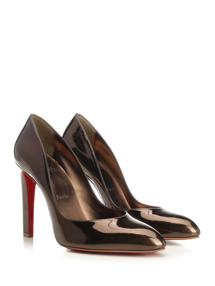 Christian Louboutin Fannylove 100 Décolleté Decollete - Marrone | a82dfaf114a64c249f0cbfa9a70c3bf8109a8499