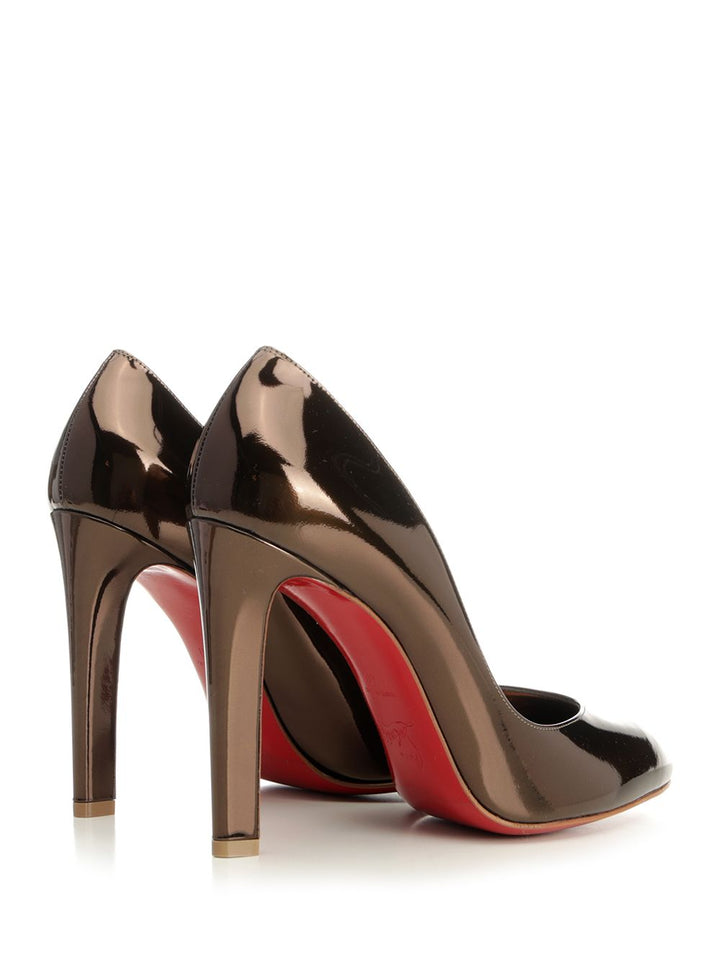 Christian Louboutin Fannylove 100 Décolleté Decollete - Marrone | 423656063357cee78d5246e4cd26635b75dd55e7