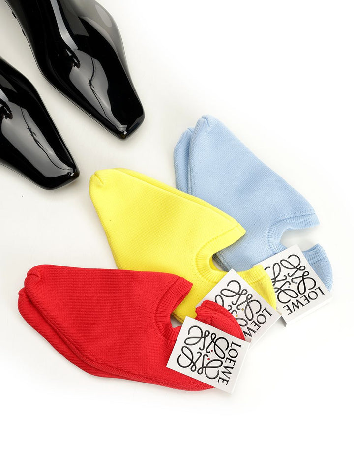 Loewe Emily Aqua Bootie 45 In Rubber With Multicolor Socks Decollete - Nero | b7302632f2d41c1c054d195ddd1195cf4aeeb4c0