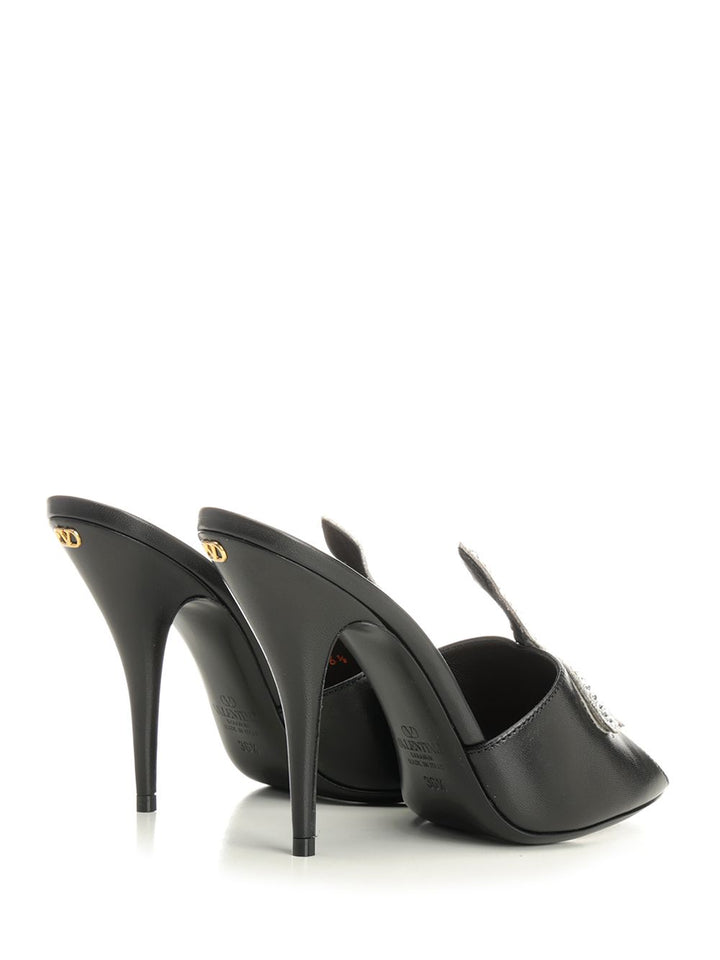 Valentino Garavani Vg Coeur Vipère Slide T.105 Sandali - Nero | 0b78d36a02dab841bfe906bb96efda9be5d187bd