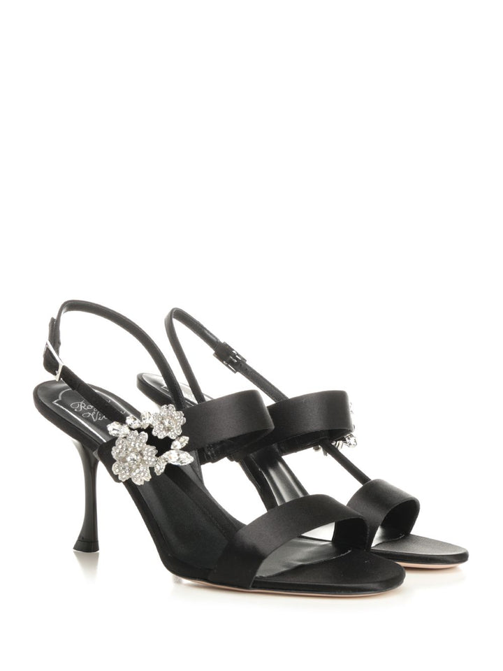 Roger Vivier Mini Bouquet Sandali - Nero | 83b432249695bea4a5cc45e4c311b59b0a9dc0db