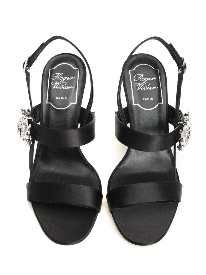 Roger Vivier Mini Bouquet Sandali - Nero | a22fc9f4f47ba28f2c8932685048cdedf032e244