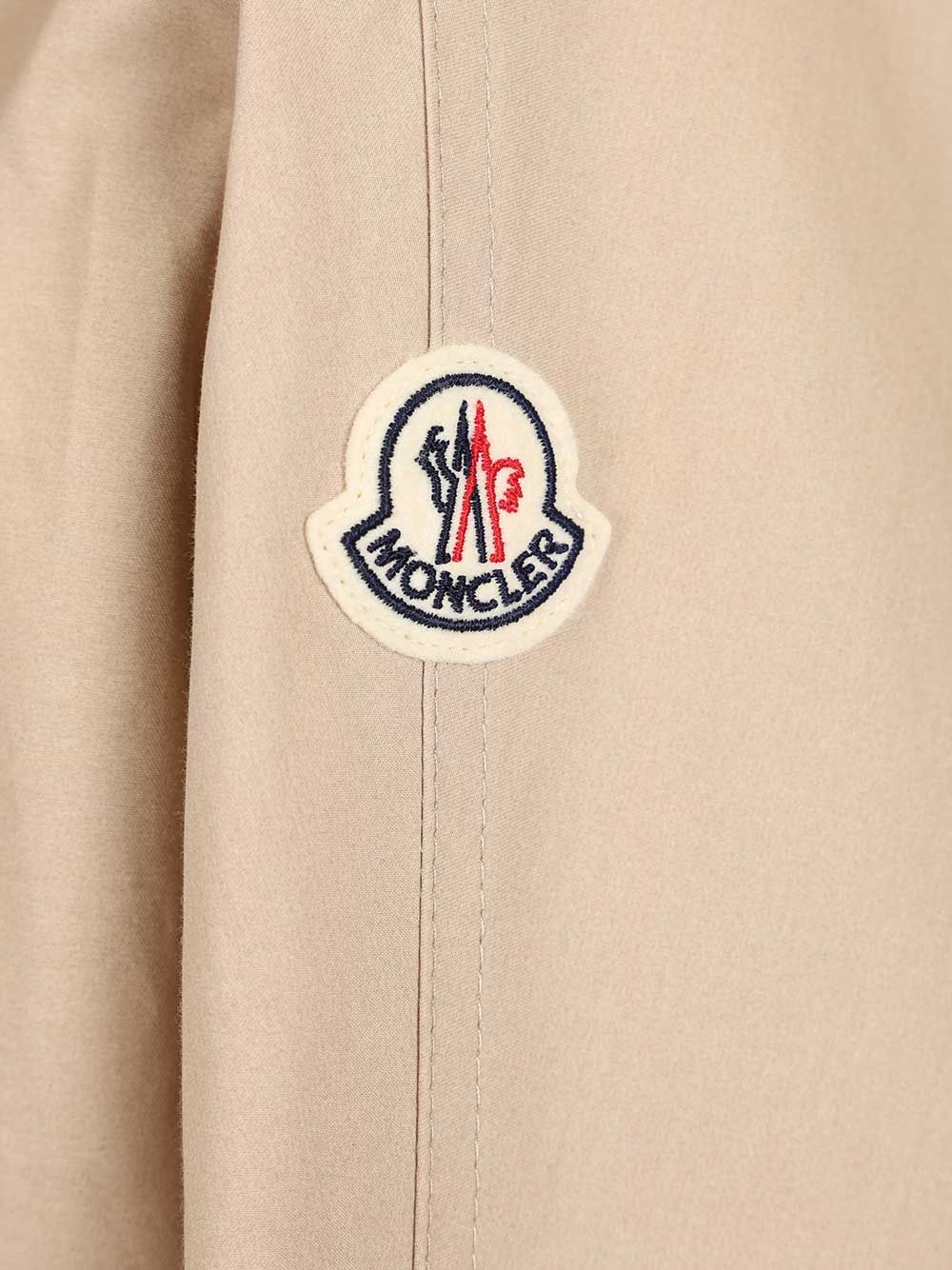 Moncler Brunnera Long Parka Coats - Beige | 73e7b87015891c9d504dfb38fac140c00e04be61