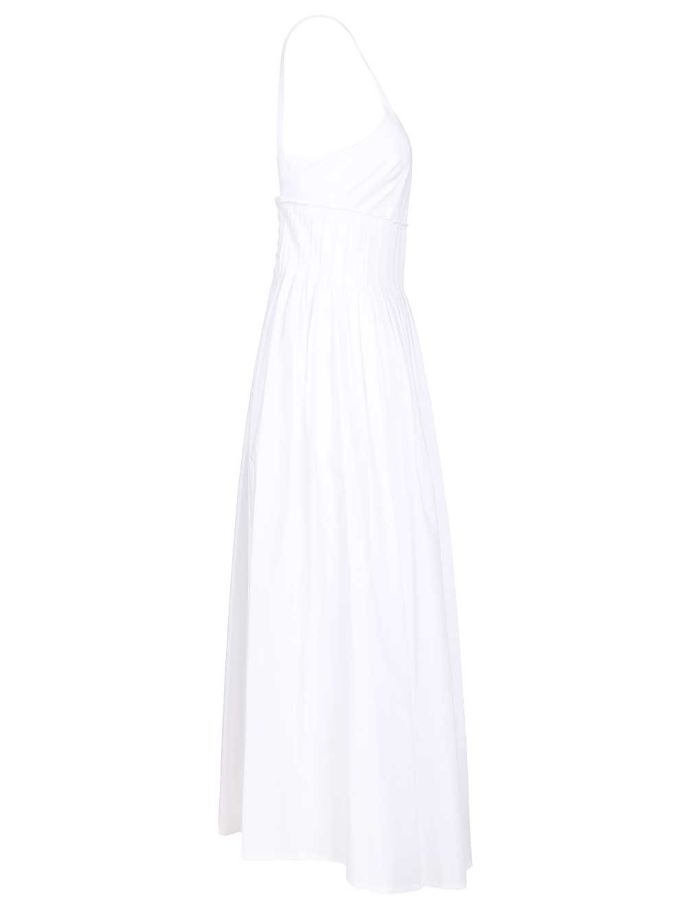 Emporio Armani Long Poplin Dress Abiti - Bianco | 848c64dcd0db4921406383fdaae5e2560e0f8930