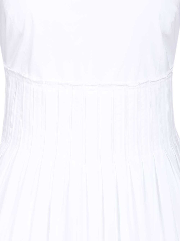 Emporio Armani Long Poplin Dress Abiti - Bianco | c6f4d9b8dd208720a254bc8d08ea4548d137e7ef