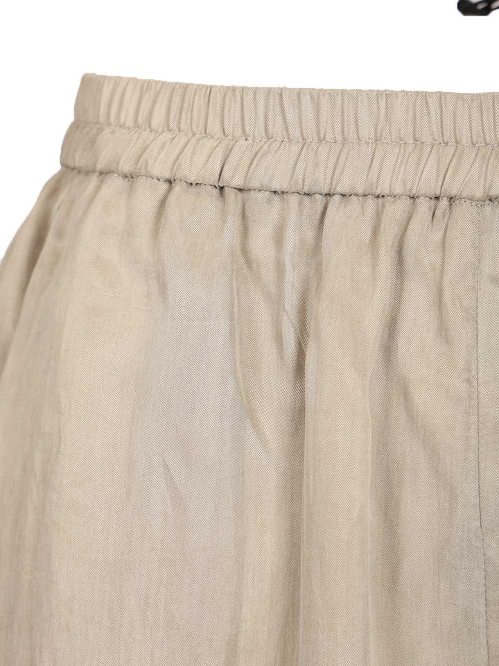 Emporio Armani Elastic Waist Trousers - Grey | 1532782ae5f31651aa0c8ff5b77cce97c7b93953