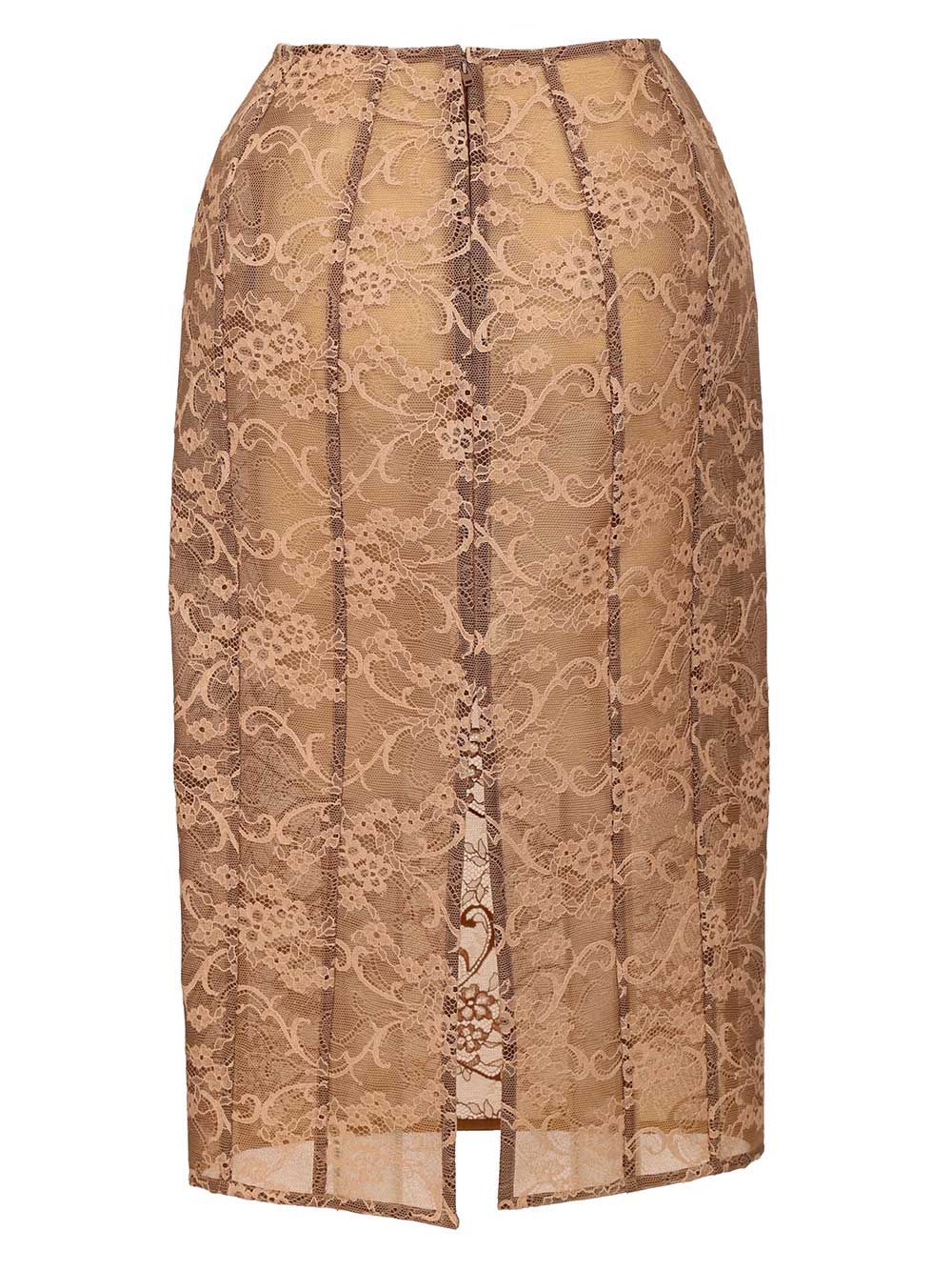 Acne Studios Lace Midi Skirt Gonne - Rose | 3ee5e1fc64e575e6b83377fe59f23480a8aa5499
