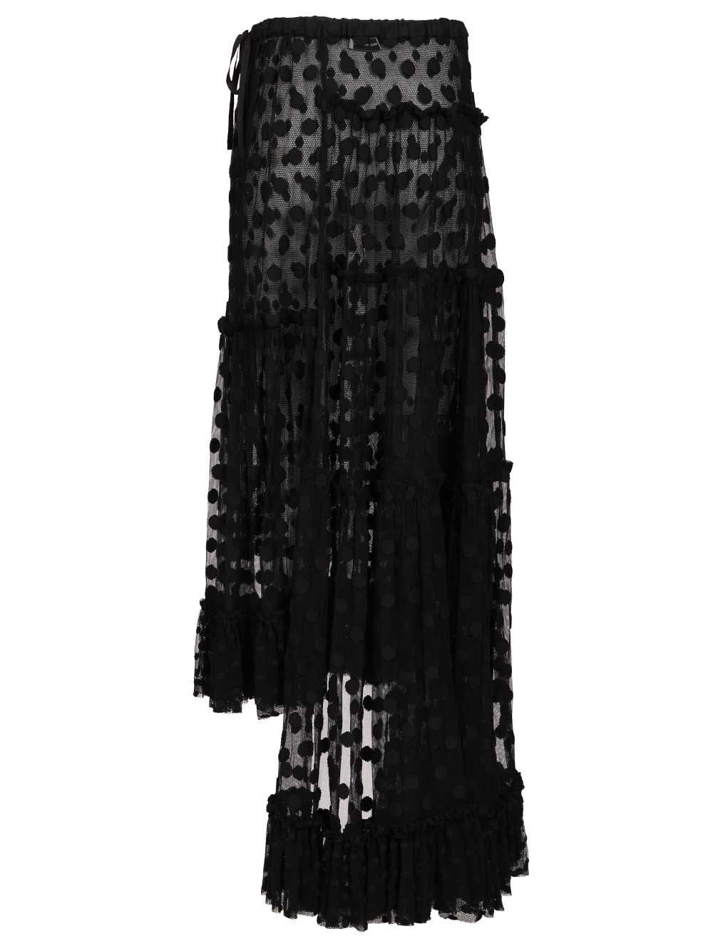 Dries Van Noten Sunia Long Skirt Gonne - Nero | 897d5d0250357b6ee5dc7b2baf312d3131115e37