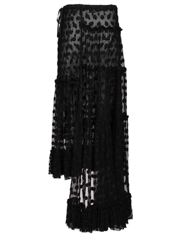 Dries Van Noten Sunia Long Skirt Gonne - Nero | 897d5d0250357b6ee5dc7b2baf312d3131115e37