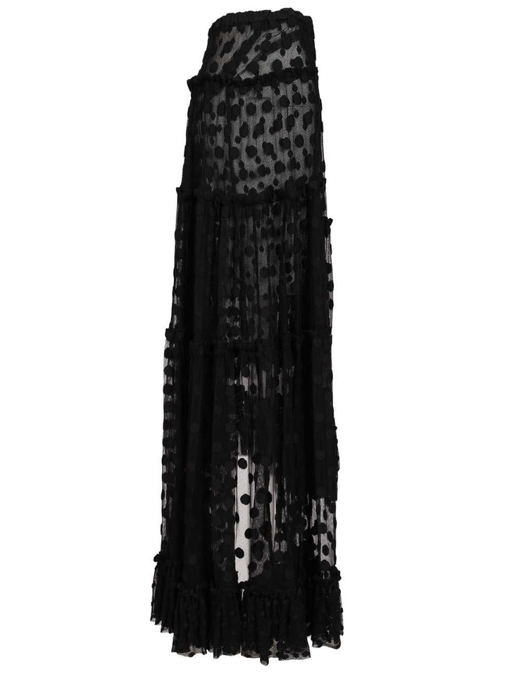 Dries Van Noten Sunia Long Skirt Gonne - Nero | 4111b9933119266e9fd509ae210f9743df1d895c