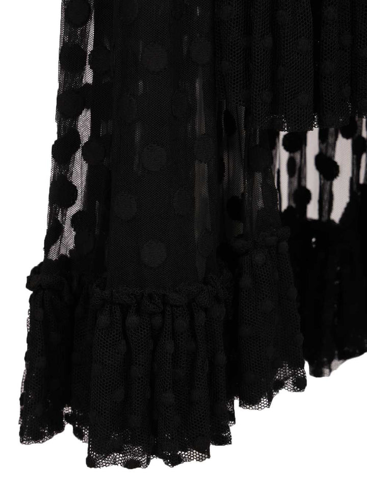 Dries Van Noten Sunia Long Skirt Gonne - Nero | bad6b0a811eb060923a0108bea4ad7d55c973076