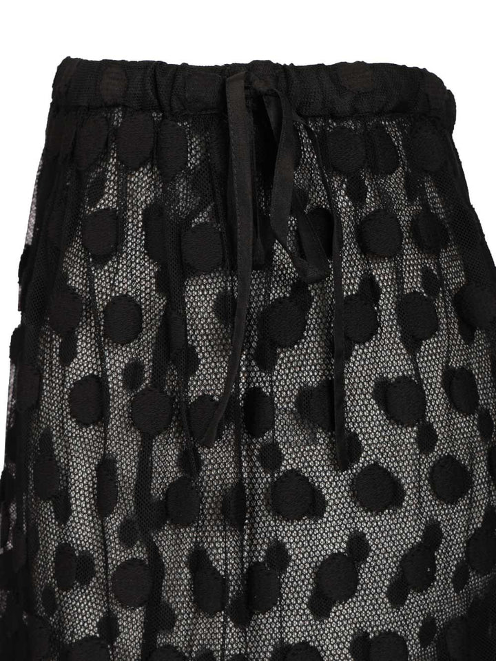 Dries Van Noten Sunia Long Skirt Gonne - Nero | e98a755d3ea2ddbf02c8a58706623ebb32f5c658