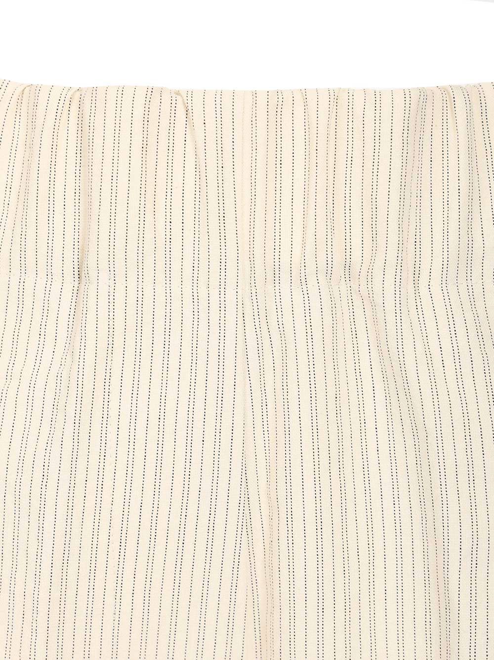 Dries Van Noten Striped Trousers - Bianco | 5f0bd2631de9b7006814563432b3b465975b6169