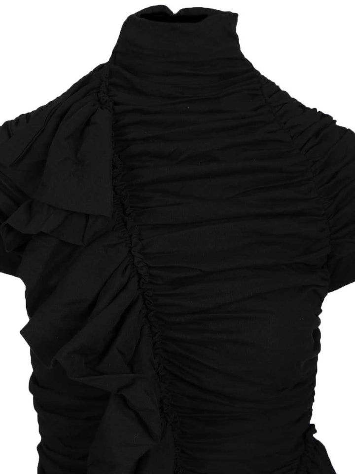 Dries Van Noten Top Huichi In Jersey Top - Nero | 8247abb98649323a6c3e6ed5caafeaaed7a96efa