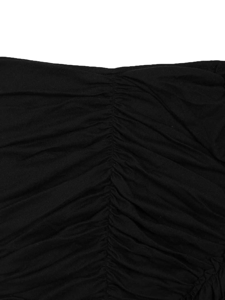 Dries Van Noten Humairah Ruffle Skirt Gonne - Nero | e671b51149ebc408d719332bfbec8a4628f63bdf