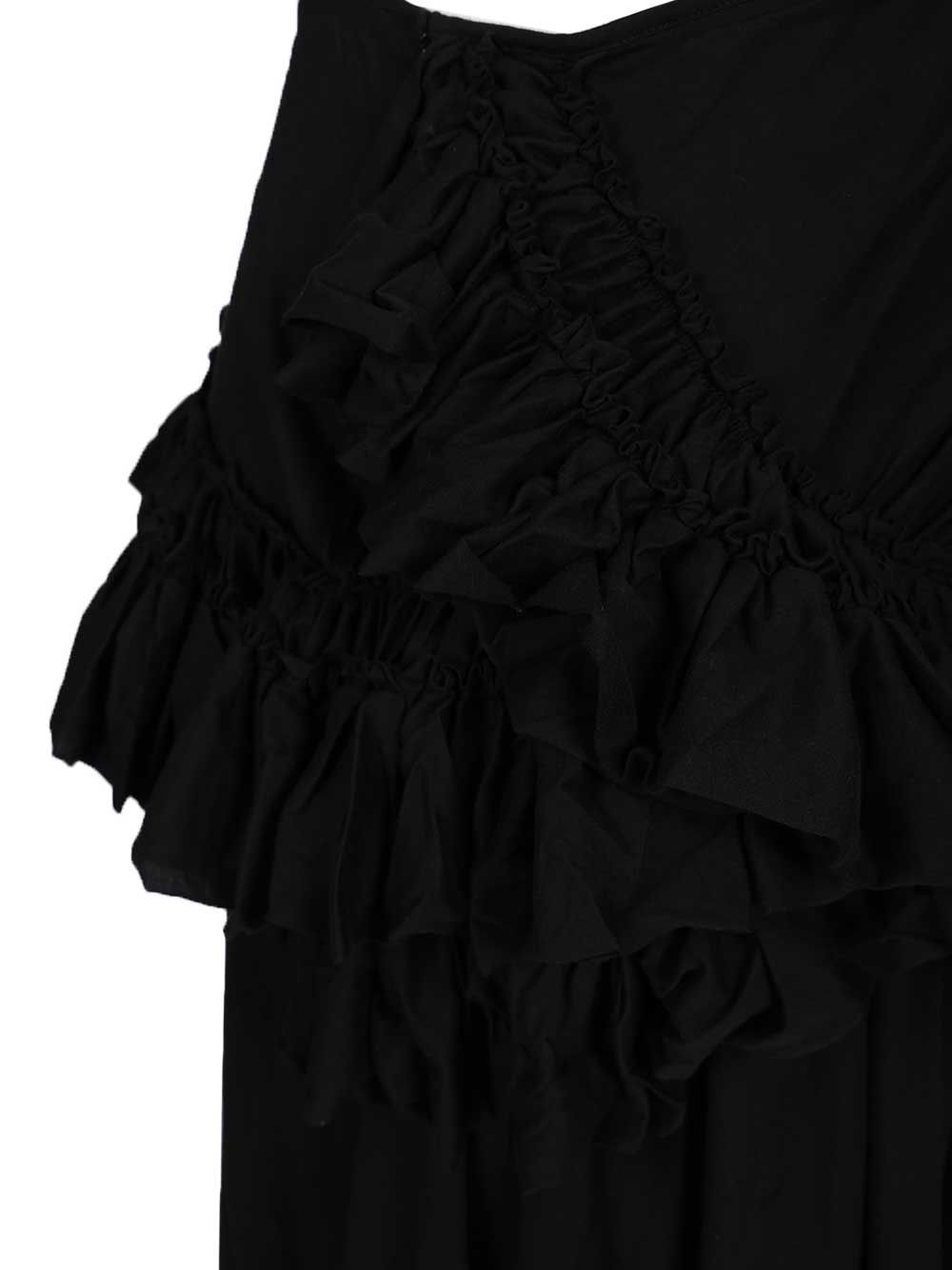 Dries Van Noten Humairah Ruffle Skirt Gonne - Nero | 8764405aa497cb6f13133eeb4e3c2b4190dd1424