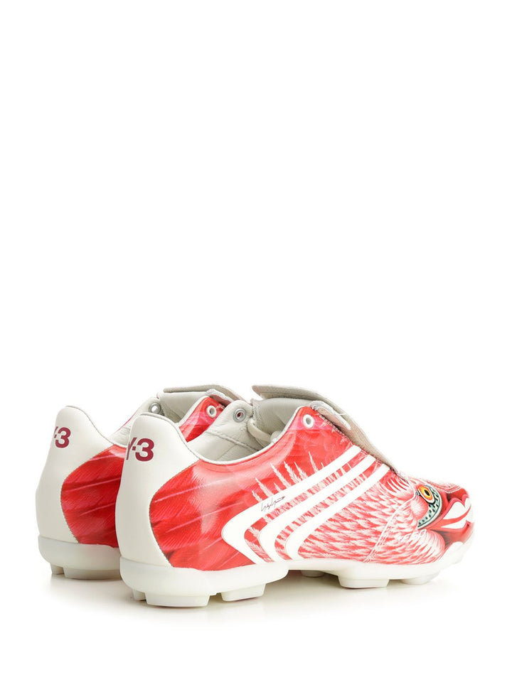 Adidas Y-3 Y-3 F50 Beast Owhite/Owhite/Actmar Eagle Red Sneakers - Rosso | 2fad20c873d62fdaa299a16e80f13f568a86acc0