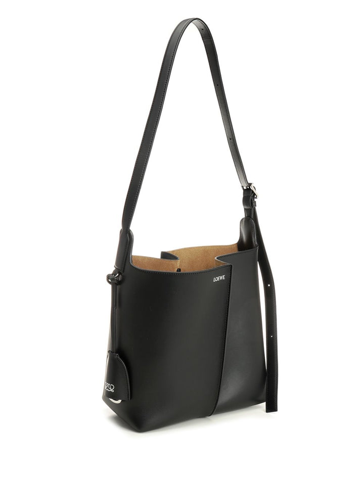 Loewe Bilbao Bucket Medium Shoulder Bags - Nero | 22b8dfe48acbd9e03368886e5a27dbd1105854d9