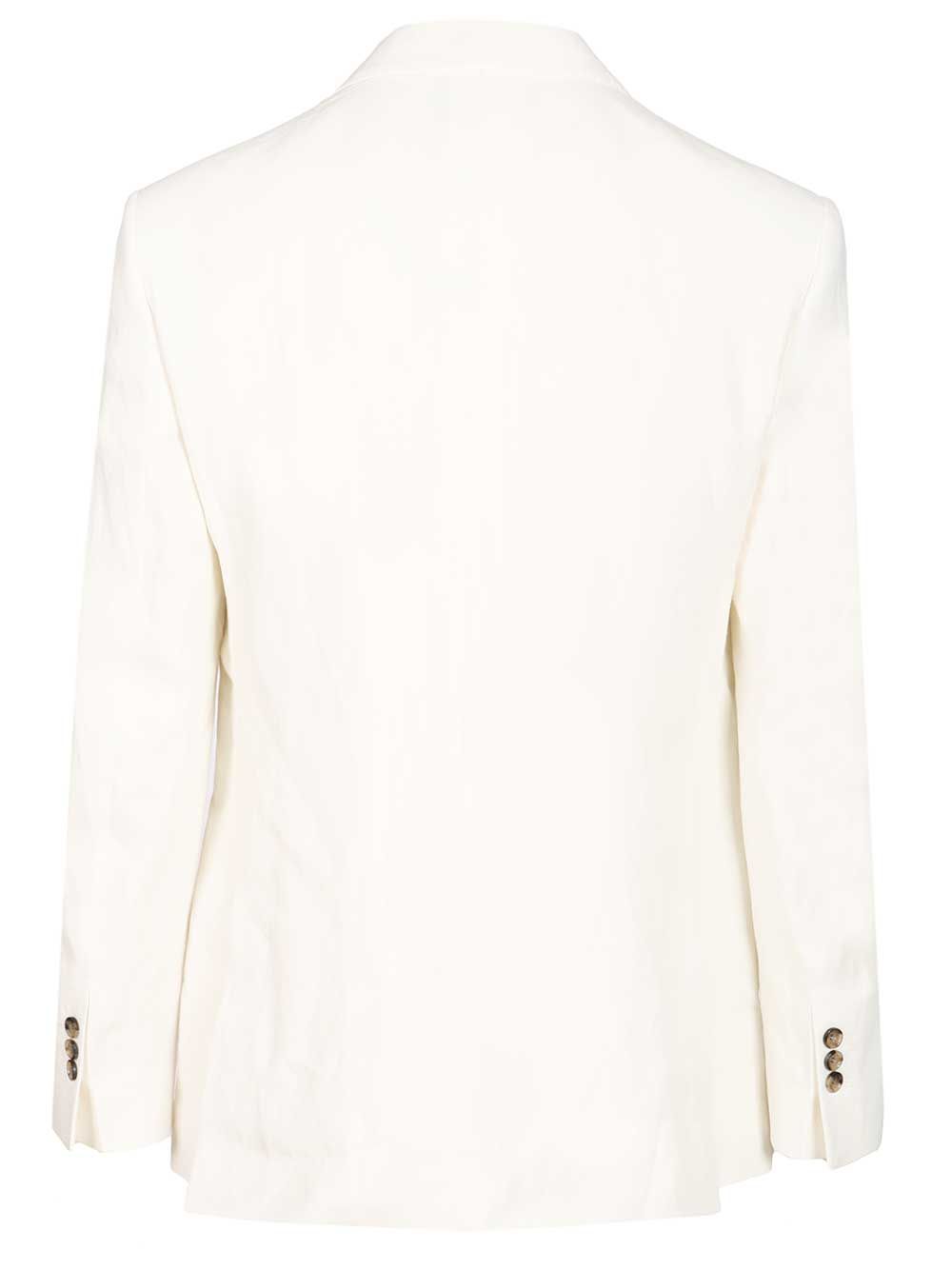 Ami Single-Breasted Jacket Giacche - Bianco | 03cd3df45c60e659662543f812f07872fa3d03c3