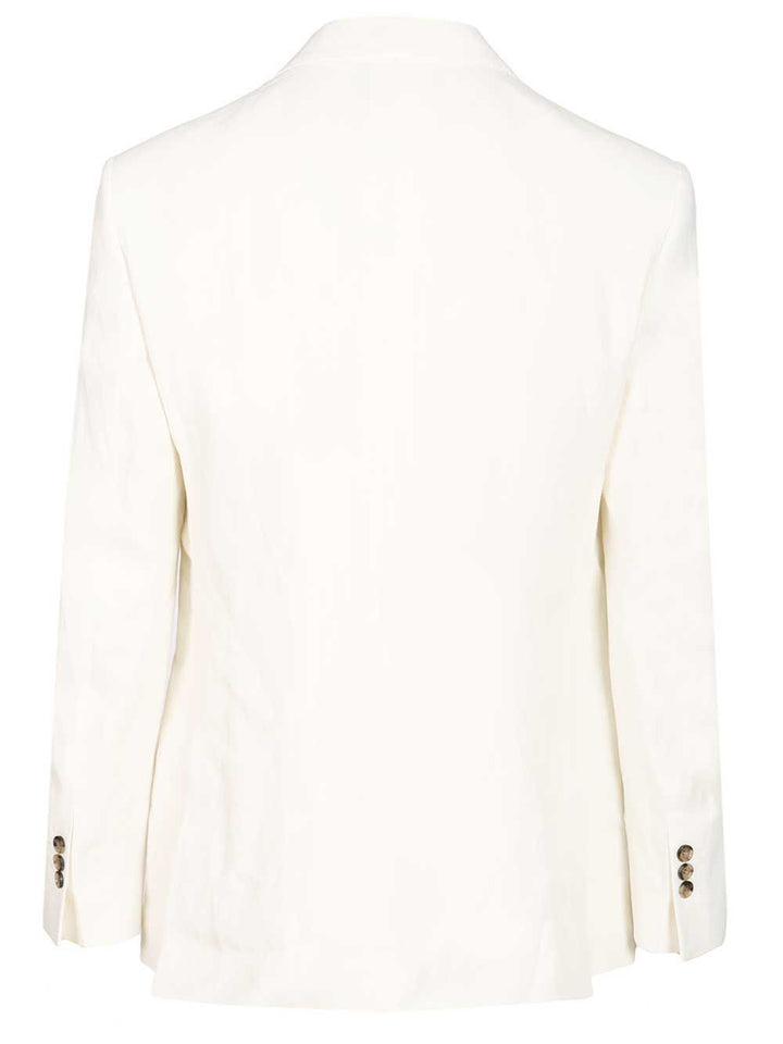 Ami Single-Breasted Jacket Giacche - Bianco | 03cd3df45c60e659662543f812f07872fa3d03c3