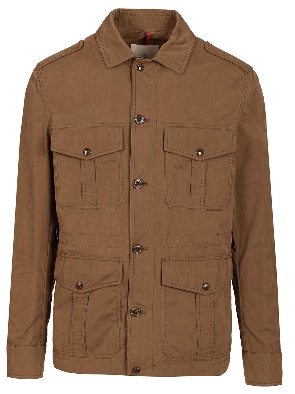 Moncler Amnicon Field Jacket Giacche - Beige | 67dda72f3209bceb67572fca63fa0695d95484f1