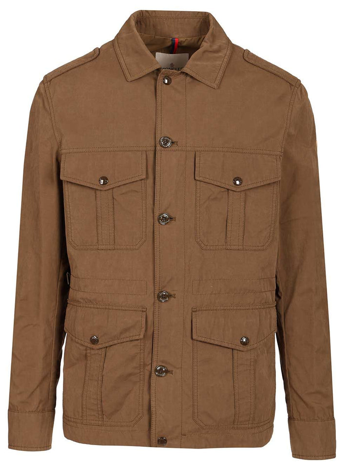 Moncler Amnicon Field Jacket Giacche - Beige | 67dda72f3209bceb67572fca63fa0695d95484f1