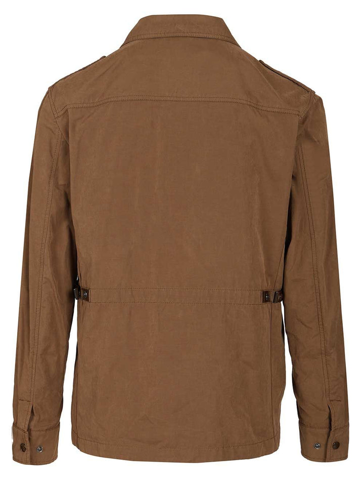 Moncler Amnicon Field Jacket Giacche - Beige | 8bfe977676f67bfe4cb8d603f4262bb20dc27106