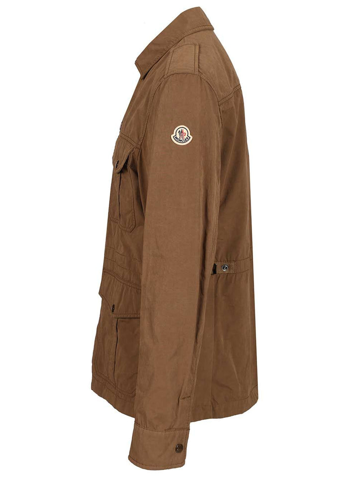 Moncler Amnicon Field Jacket Giacche - Beige | 027ea9688733d2f5a3dd08903593183c004dfdbf