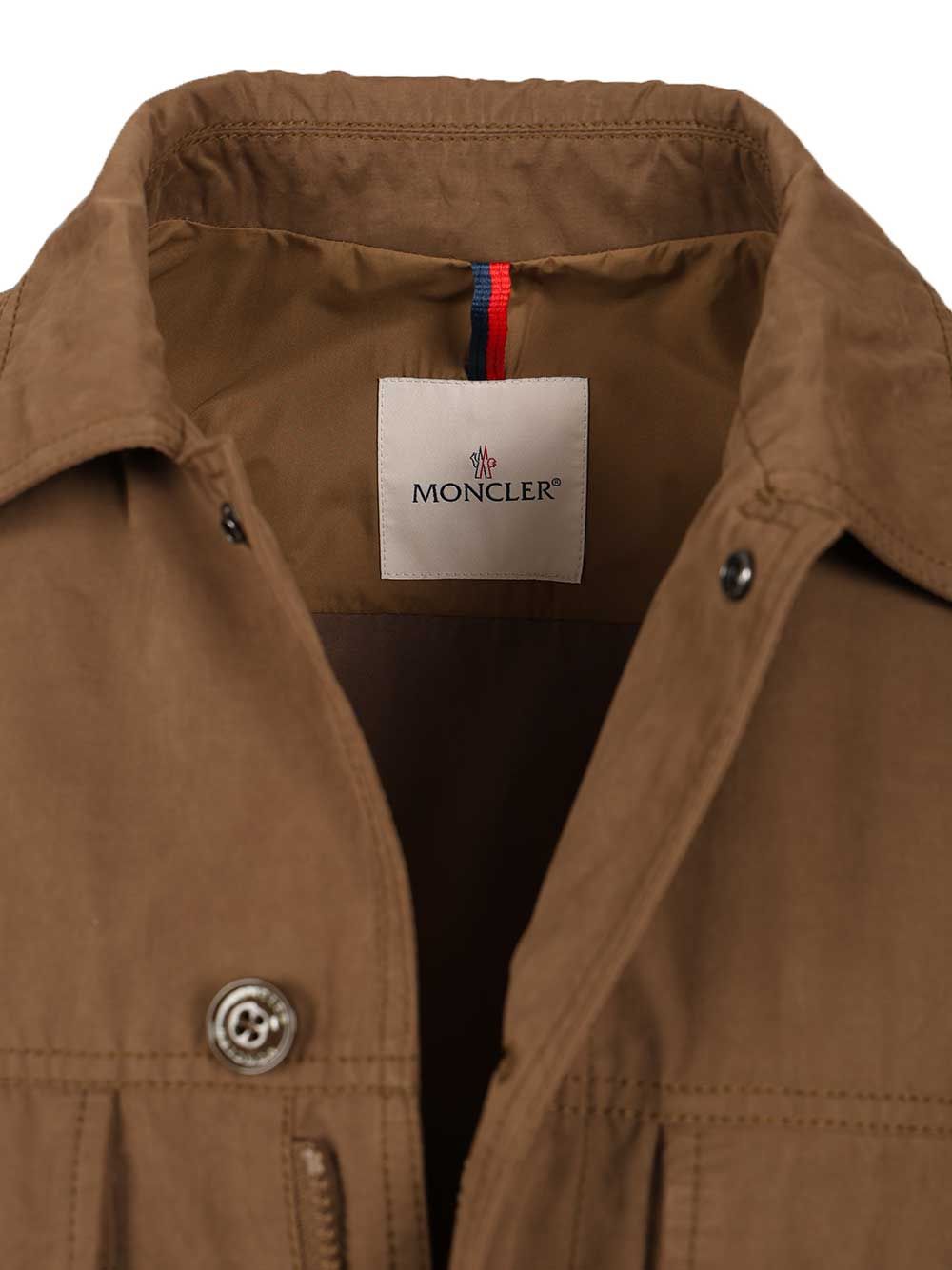 Moncler Amnicon Field Jacket Giacche - Beige | af4ea14f4b80af7c425ce96ac27834180d6a4f9a