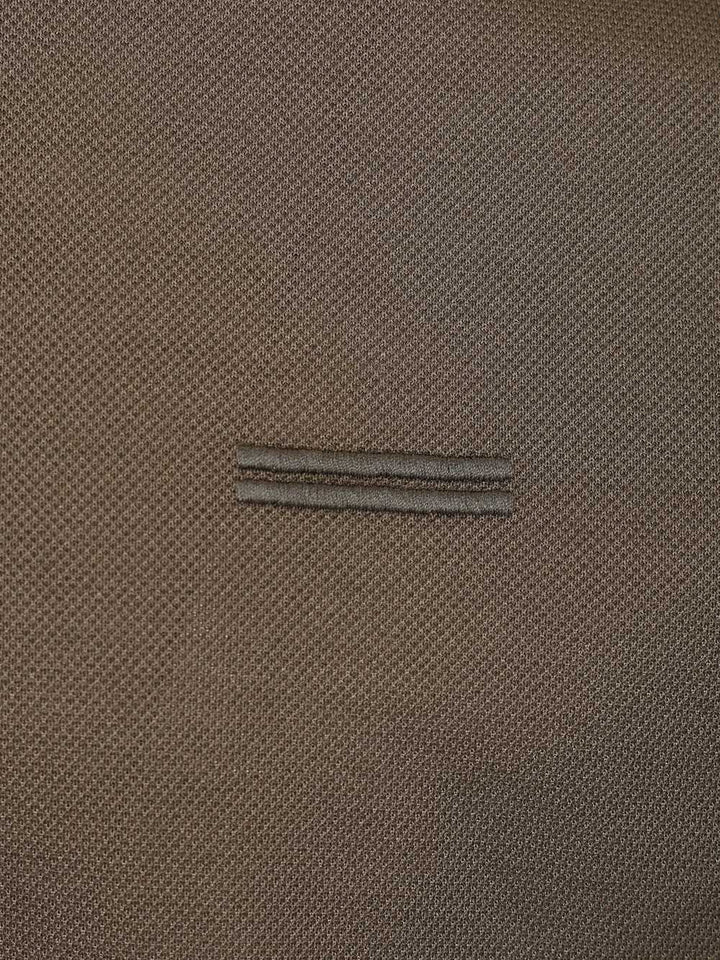 Ermenegildo Zegna Short-Sleeved Cotton Polo shirt - Marrone | c29316c3e43ef480c9670f08e7906fddb7c02613