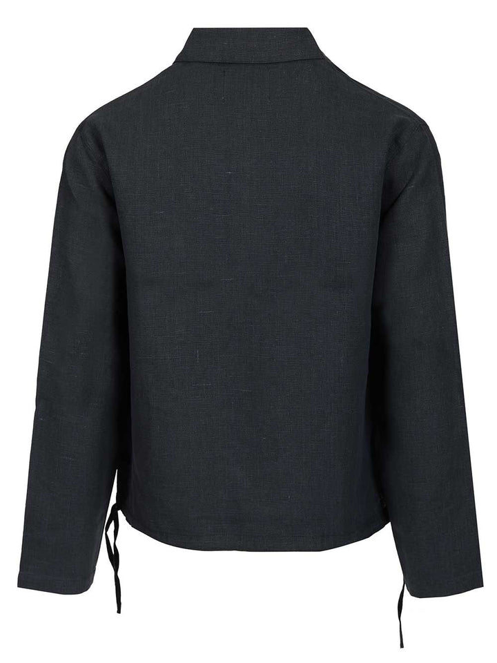 Arte Zip-Up Sweater Shirts - Blu | 5aaf57e4852306613f0138bc265c41fa6f7479eb