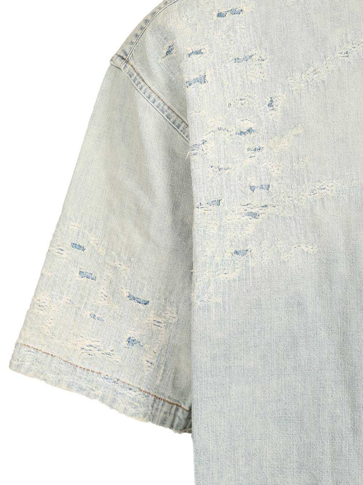 Acne Studios Denim Shirt Shirts - Light blue | 84f4c58cbdf232bef2a4f1fb2e06ab73a7bd4ae3