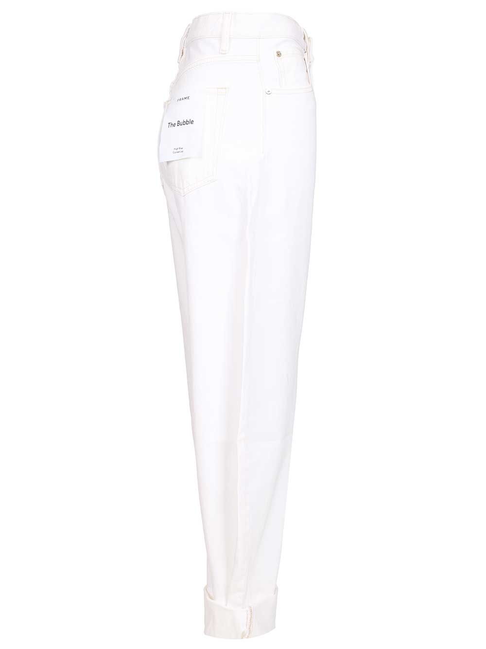 Frame The Bubble Jean Jeans - Bianco | 6952eb63fb88c5273e8d6ac06df810c72f221221