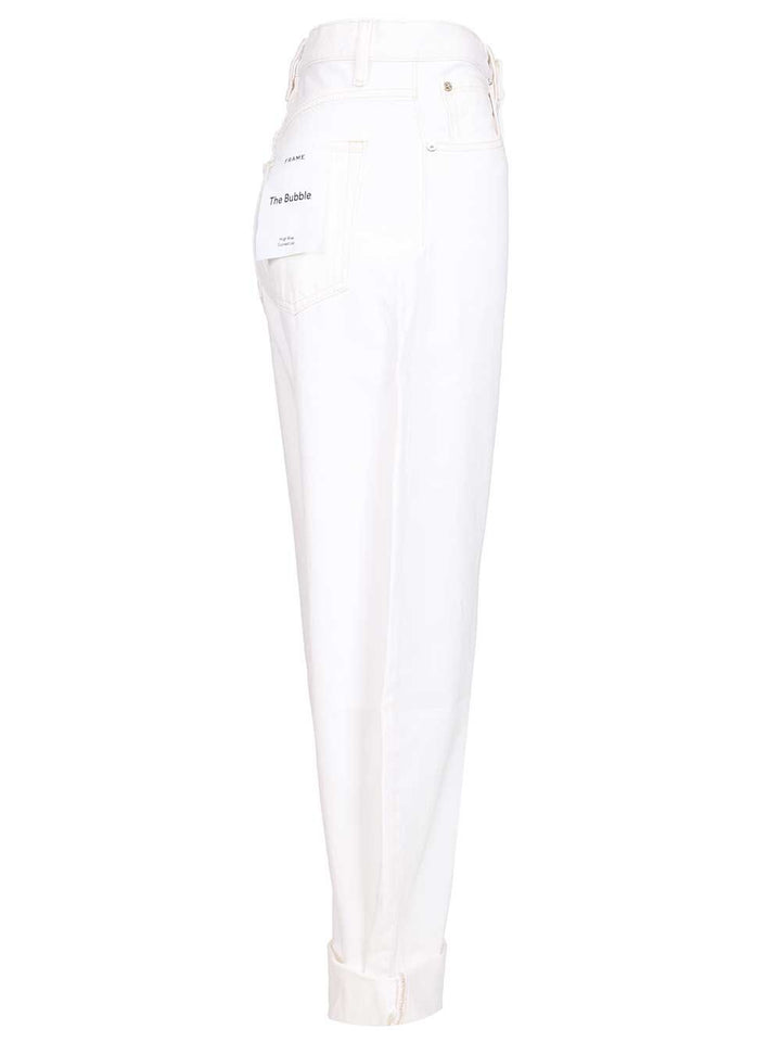Frame The Bubble Jean Jeans - Bianco | 6952eb63fb88c5273e8d6ac06df810c72f221221