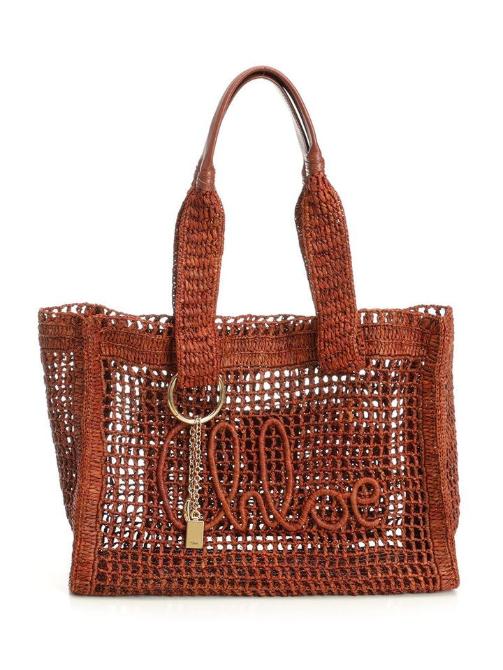 Chloe' S904 - Summer Banana Shoulder Bags - Marrone | d735c1a702e65c43dc6cefea138fecec7213279a