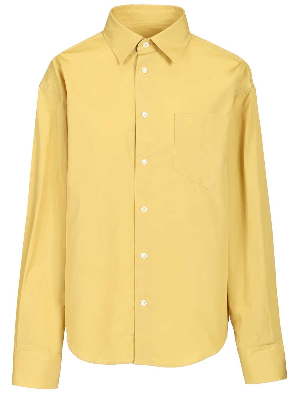 Ami Long-Sleeved Shirt Shirts - Giallo | c23d34e52e730cd8395667f2c17b5840255c7d8d