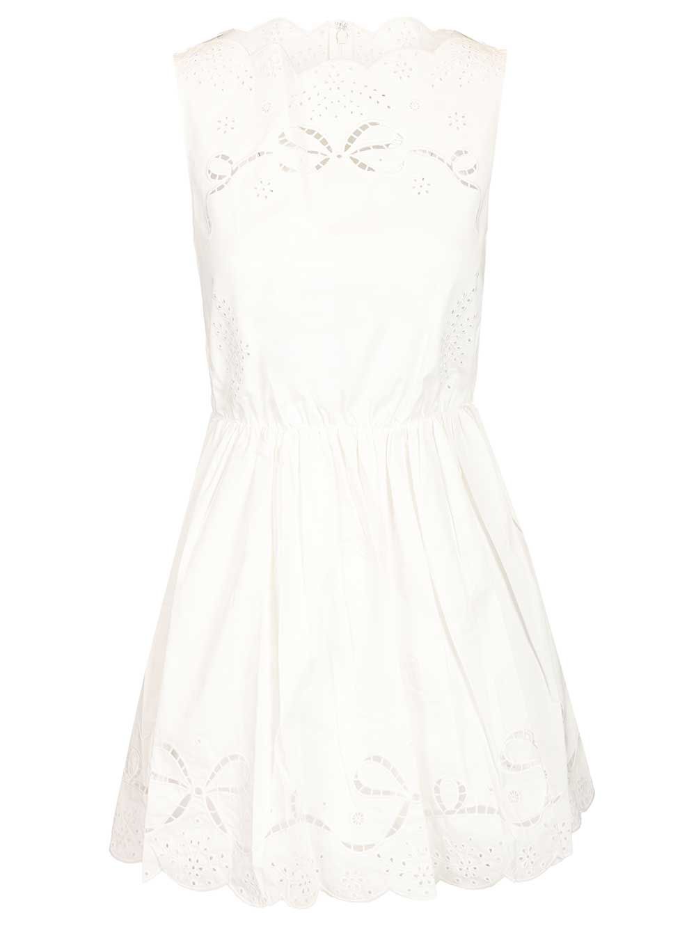 Self-Portrait White Mini Dress Abiti - Bianco | cf0b769fdf4c55cdc8069043c23cb86eefec2024