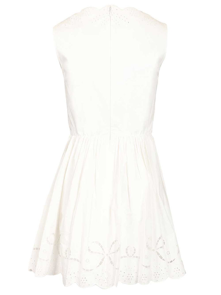 Self-Portrait White Mini Dress Abiti - Bianco | ad3908aca53a45967dec59a56fb0ff01ed6e6b81