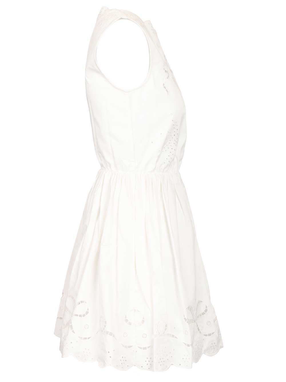 Self-Portrait White Mini Dress Abiti - Bianco | c8fd37671c47b8b0d3e2b1d1183e1b153d1417af