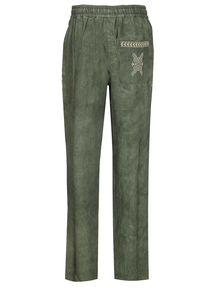 Marant Zabel Trousers - Verde | cb6428488633f6b51f7f6adc6dbd6d928e8fe728